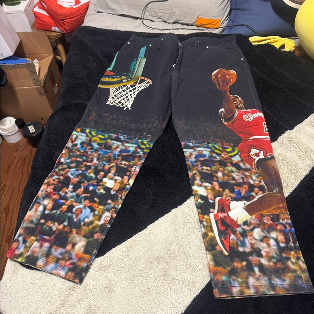 Nike air Jordan jeans.